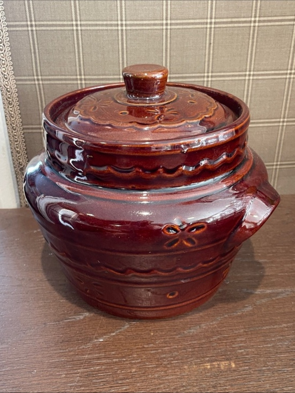 Marcrest Stoneware Bean Pot